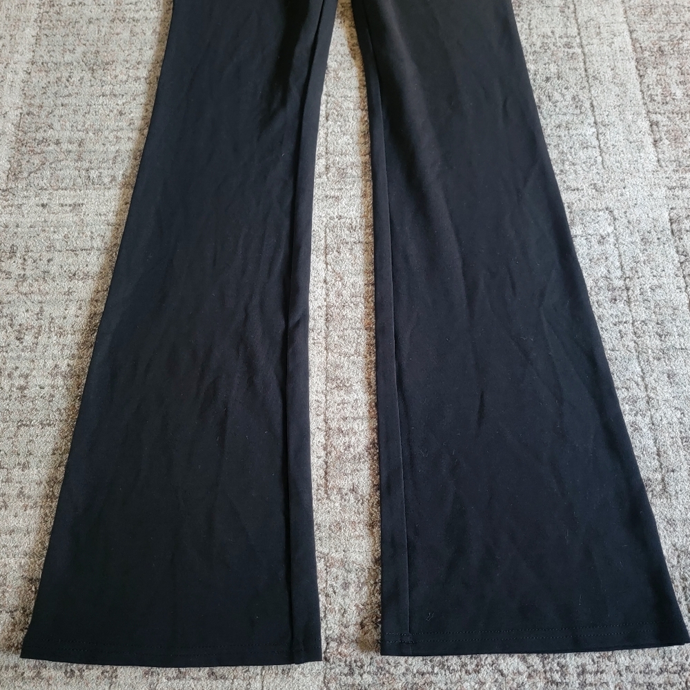 I.AM.GIA Kyla Full‎ Length Tall Mid Rise Cutout Stretch Ponte Flare Pants XXS - Picture 5 of 16
